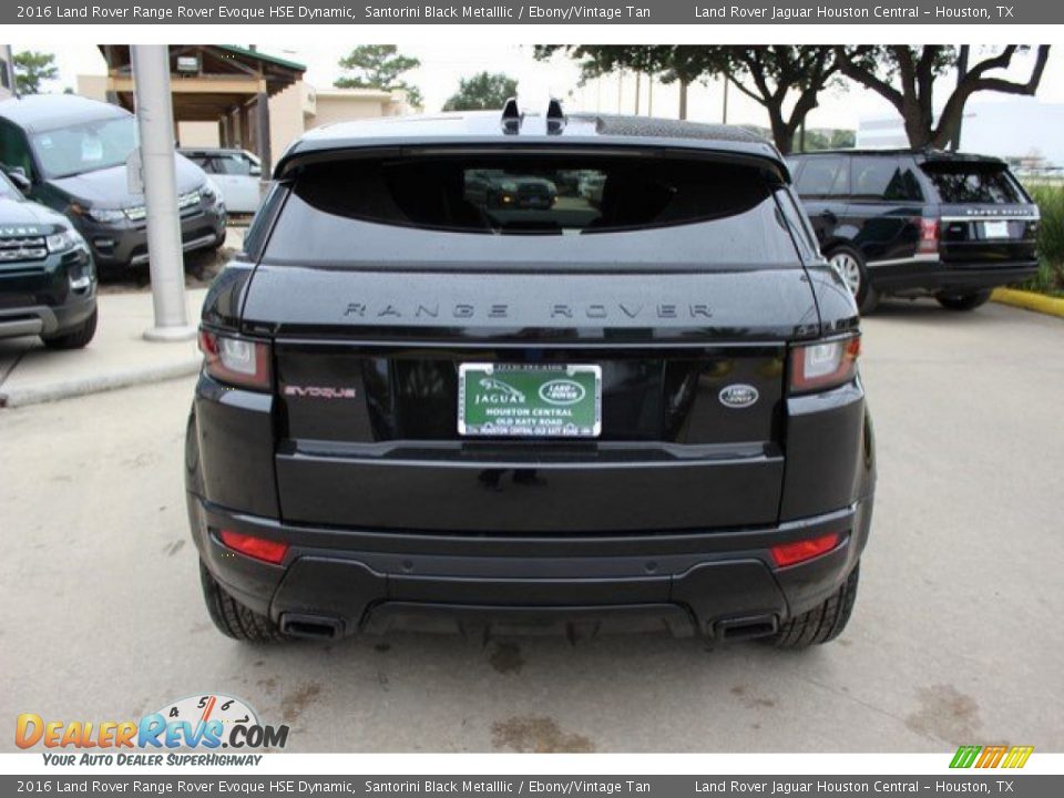 2016 Land Rover Range Rover Evoque HSE Dynamic Santorini Black Metalllic / Ebony/Vintage Tan Photo #10
