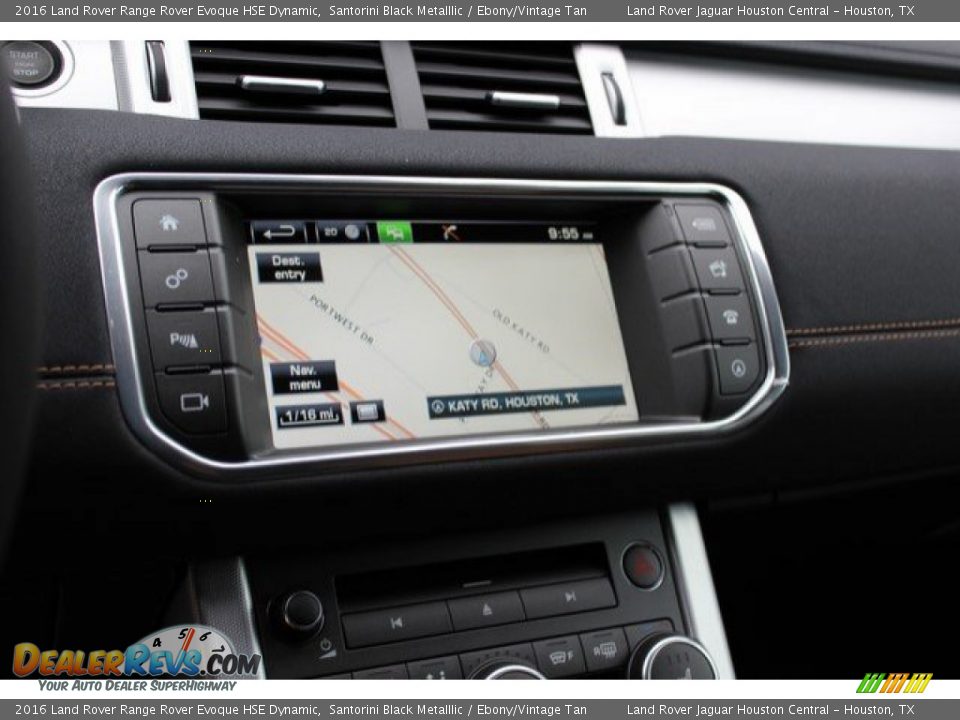 2016 Land Rover Range Rover Evoque HSE Dynamic Santorini Black Metalllic / Ebony/Vintage Tan Photo #16