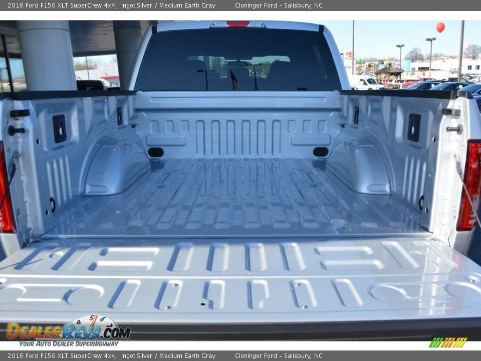 2016 Ford F150 XLT SuperCrew 4x4 Ingot Silver / Medium Earth Gray Photo #7
