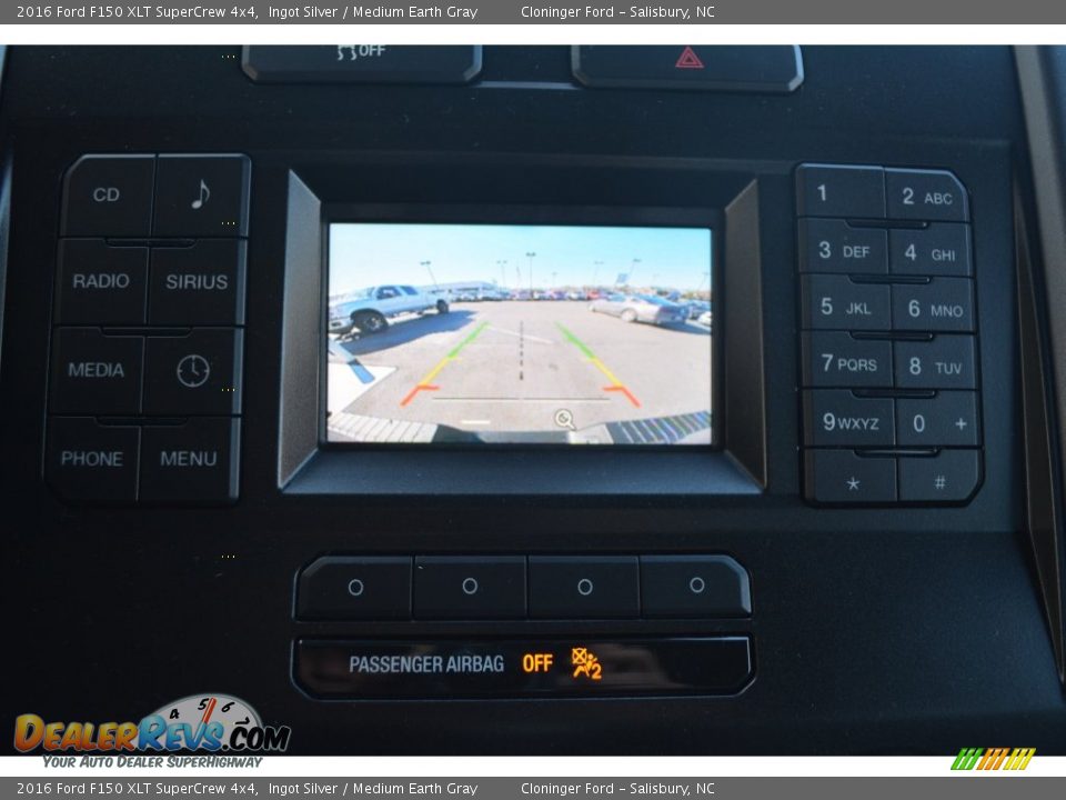 2016 Ford F150 XLT SuperCrew 4x4 Ingot Silver / Medium Earth Gray Photo #15