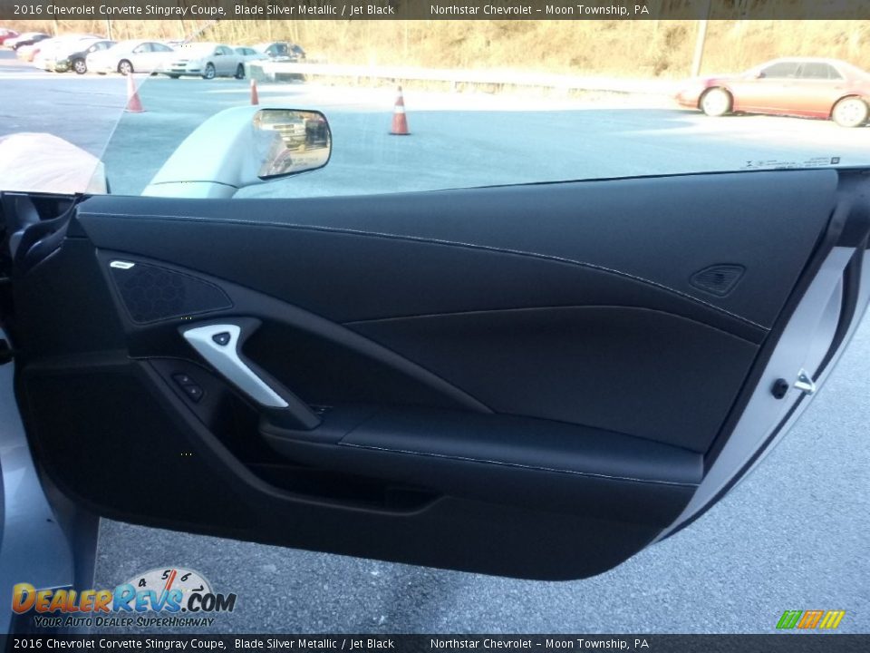 2016 Chevrolet Corvette Stingray Coupe Blade Silver Metallic / Jet Black Photo #7