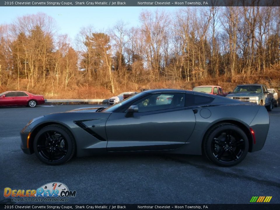 2016 Chevrolet Corvette Stingray Coupe Shark Gray Metallic / Jet Black Photo #11