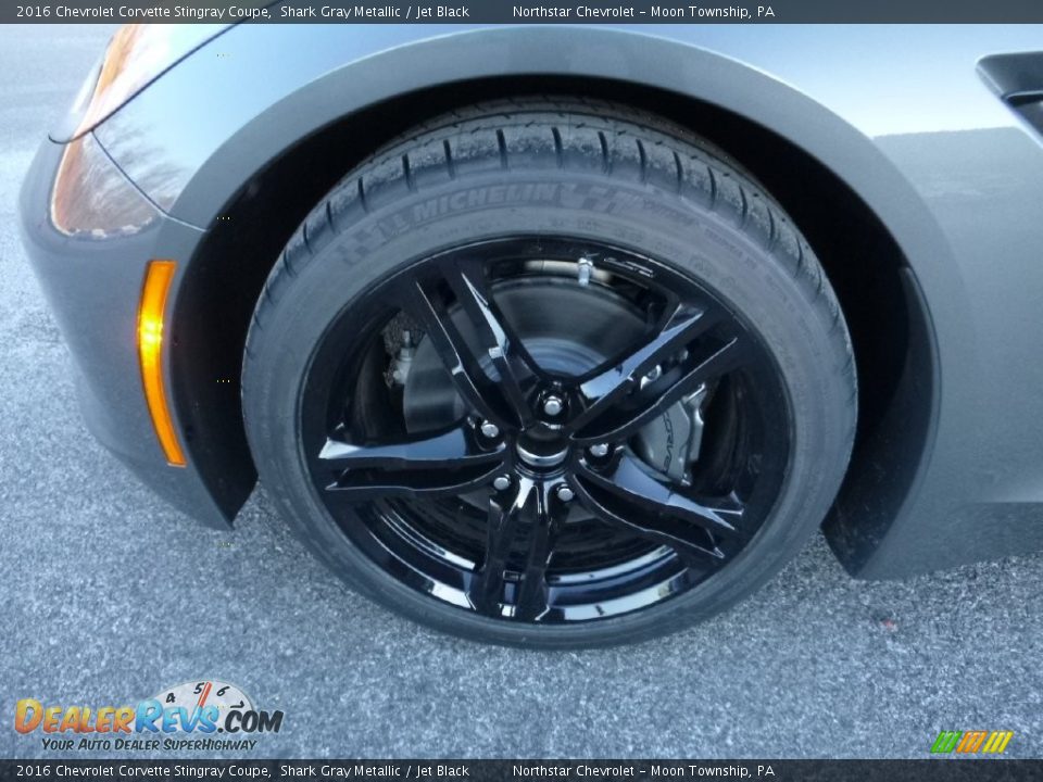 2016 Chevrolet Corvette Stingray Coupe Shark Gray Metallic / Jet Black Photo #12