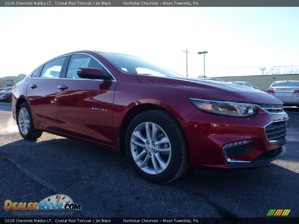 2016 Chevrolet Malibu LT Crystal Red Tintcoat / Jet Black Photo #3
