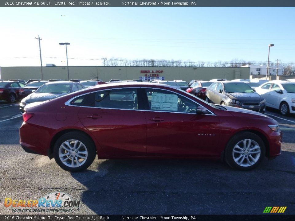 2016 Chevrolet Malibu LT Crystal Red Tintcoat / Jet Black Photo #4