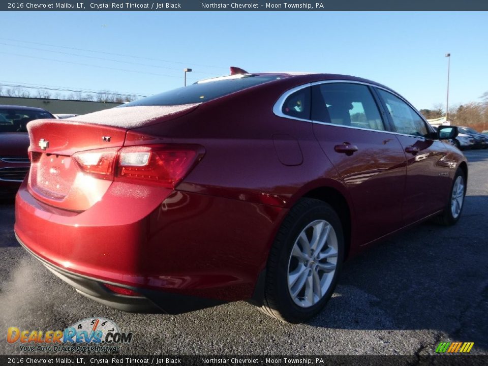 2016 Chevrolet Malibu LT Crystal Red Tintcoat / Jet Black Photo #6