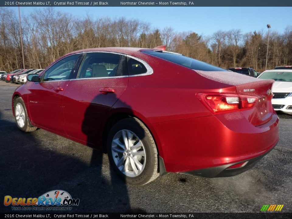 2016 Chevrolet Malibu LT Crystal Red Tintcoat / Jet Black Photo #8