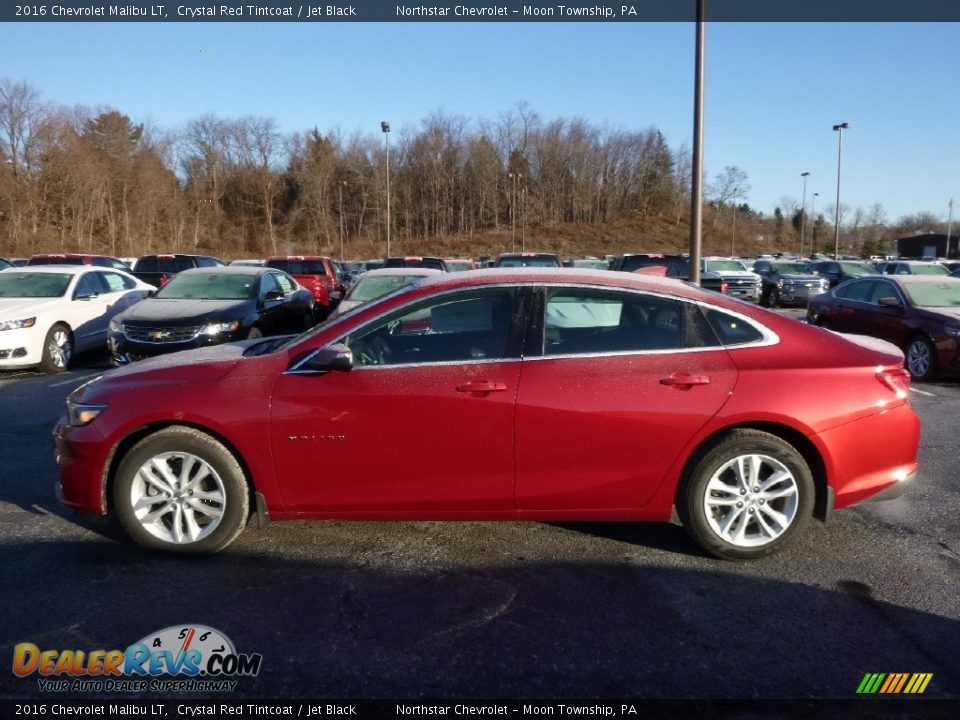 2016 Chevrolet Malibu LT Crystal Red Tintcoat / Jet Black Photo #9