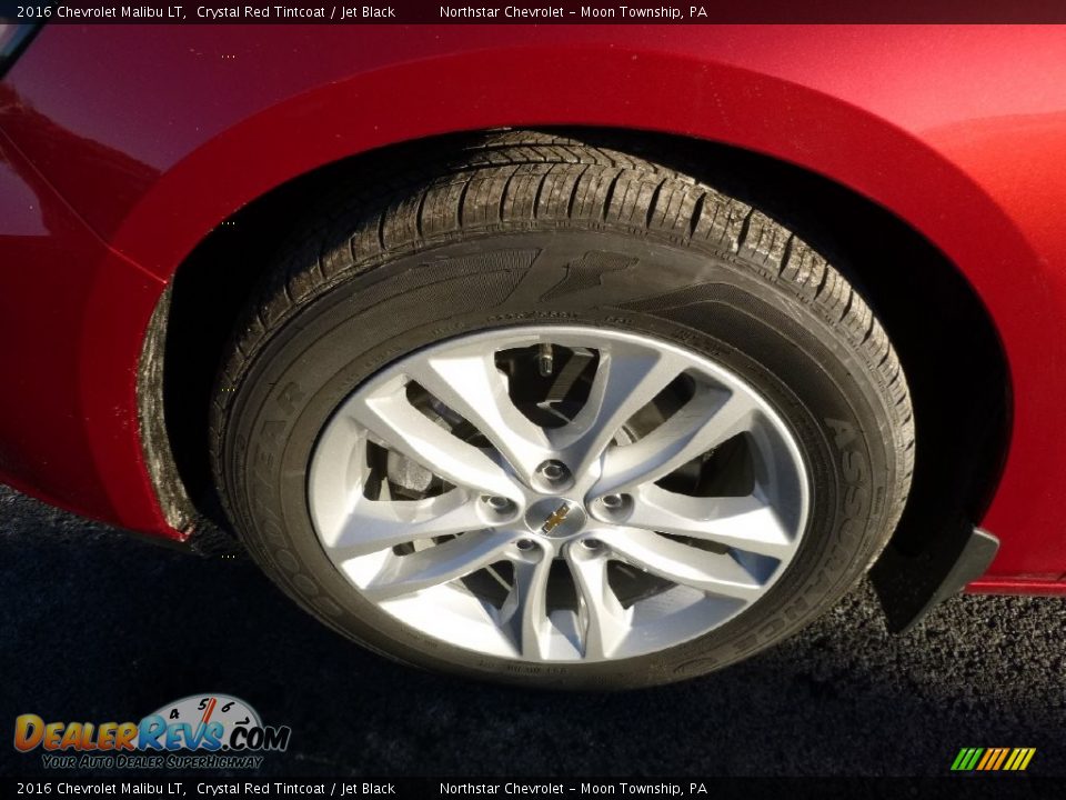 2016 Chevrolet Malibu LT Crystal Red Tintcoat / Jet Black Photo #10