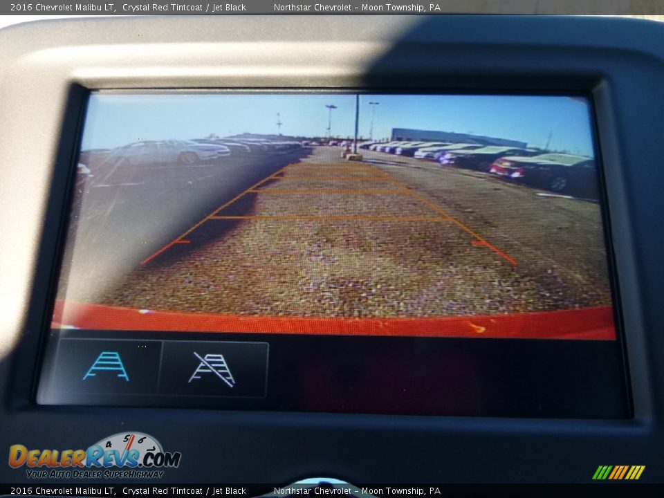 2016 Chevrolet Malibu LT Crystal Red Tintcoat / Jet Black Photo #18