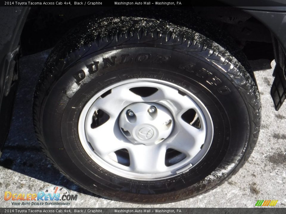 2014 Toyota Tacoma Access Cab 4x4 Black / Graphite Photo #3