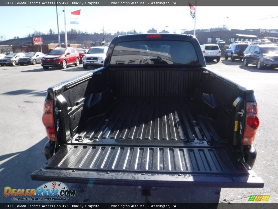 2014 Toyota Tacoma Access Cab 4x4 Black / Graphite Photo #9