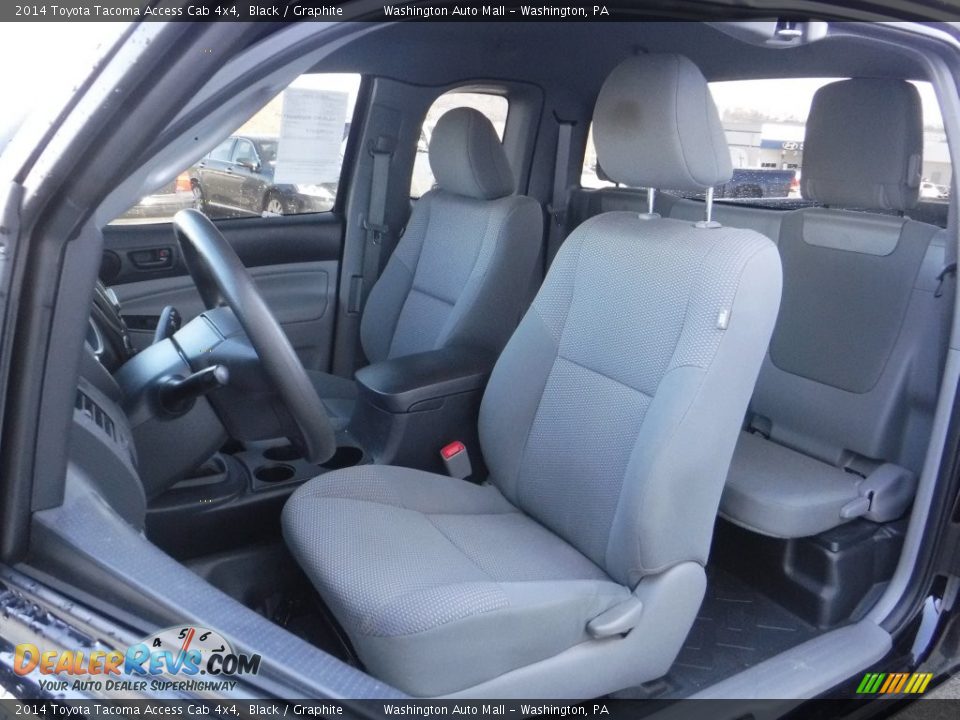 2014 Toyota Tacoma Access Cab 4x4 Black / Graphite Photo #13