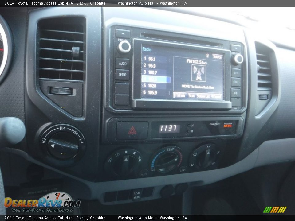 2014 Toyota Tacoma Access Cab 4x4 Black / Graphite Photo #15
