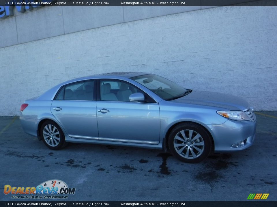 2011 Toyota Avalon Limited Zephyr Blue Metallic / Light Gray Photo #2