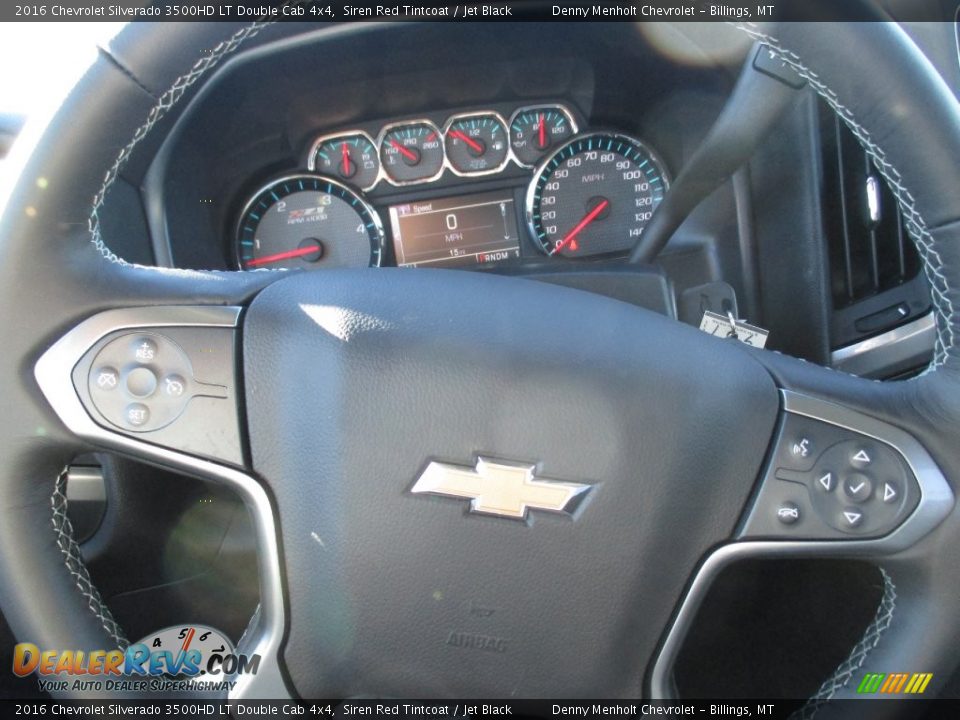 2016 Chevrolet Silverado 3500HD LT Double Cab 4x4 Siren Red Tintcoat / Jet Black Photo #15