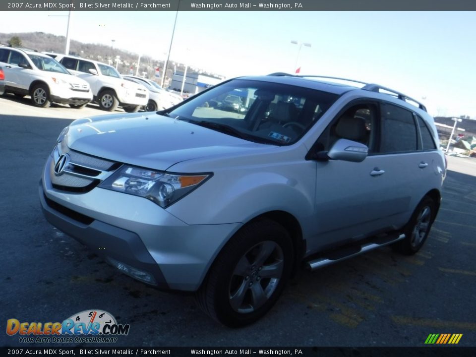 2007 Acura MDX Sport Billet Silver Metallic / Parchment Photo #6