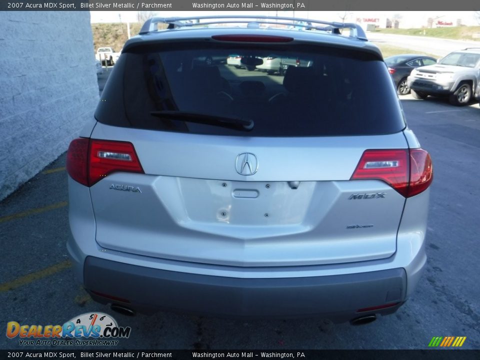 2007 Acura MDX Sport Billet Silver Metallic / Parchment Photo #7
