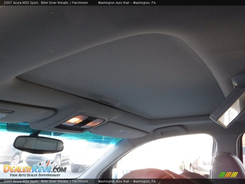 2007 Acura MDX Sport Billet Silver Metallic / Parchment Photo #11