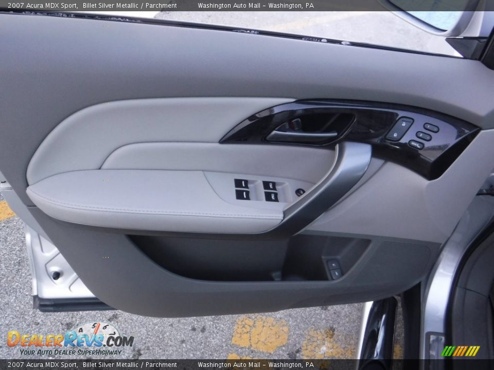 2007 Acura MDX Sport Billet Silver Metallic / Parchment Photo #13