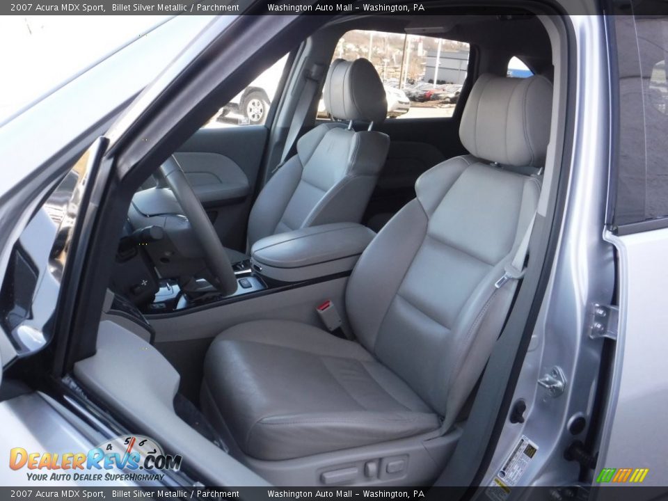 2007 Acura MDX Sport Billet Silver Metallic / Parchment Photo #14