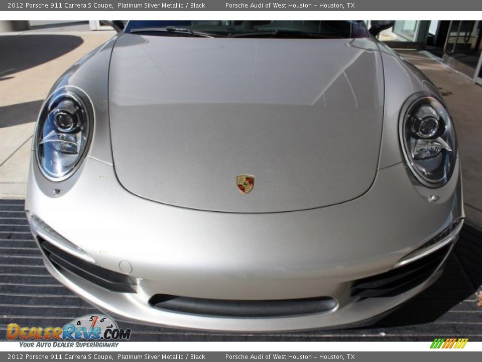 2012 Porsche 911 Carrera S Coupe Platinum Silver Metallic / Black Photo #2