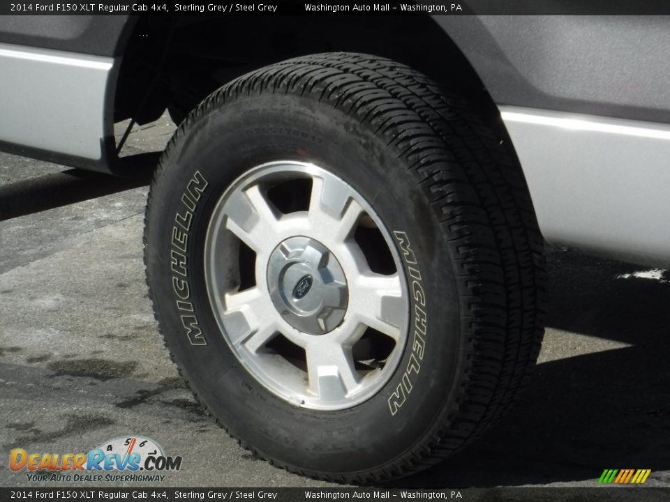 2014 Ford F150 XLT Regular Cab 4x4 Sterling Grey / Steel Grey Photo #3