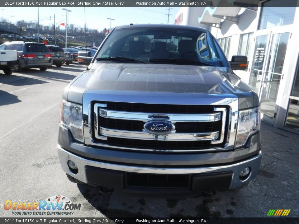 2014 Ford F150 XLT Regular Cab 4x4 Sterling Grey / Steel Grey Photo #4
