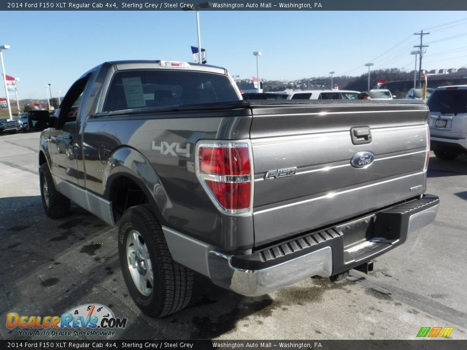 2014 Ford F150 XLT Regular Cab 4x4 Sterling Grey / Steel Grey Photo #7