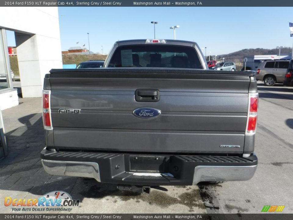 2014 Ford F150 XLT Regular Cab 4x4 Sterling Grey / Steel Grey Photo #8