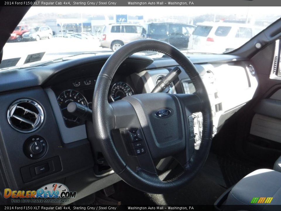 2014 Ford F150 XLT Regular Cab 4x4 Sterling Grey / Steel Grey Photo #12