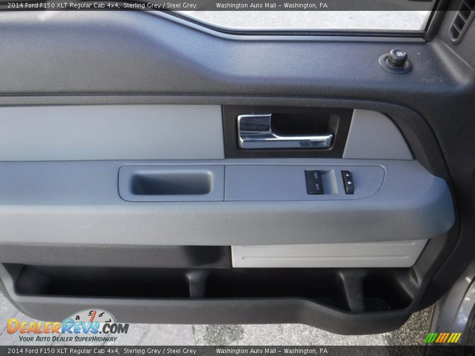 2014 Ford F150 XLT Regular Cab 4x4 Sterling Grey / Steel Grey Photo #14