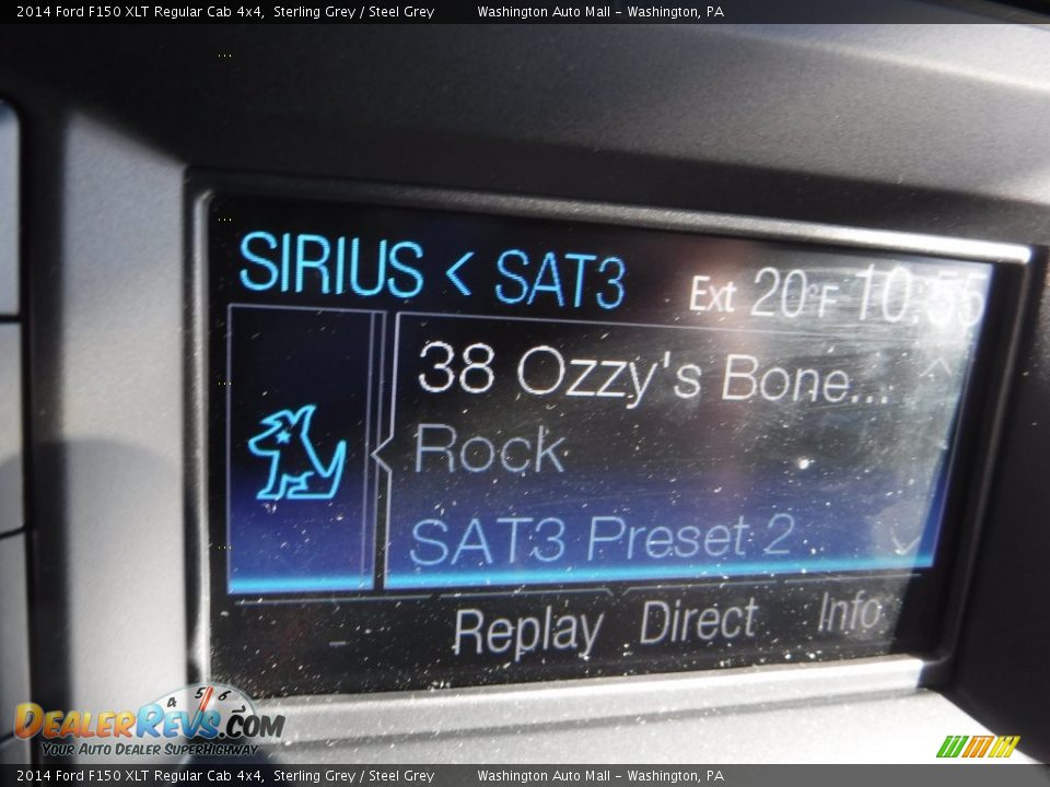 2014 Ford F150 XLT Regular Cab 4x4 Sterling Grey / Steel Grey Photo #17