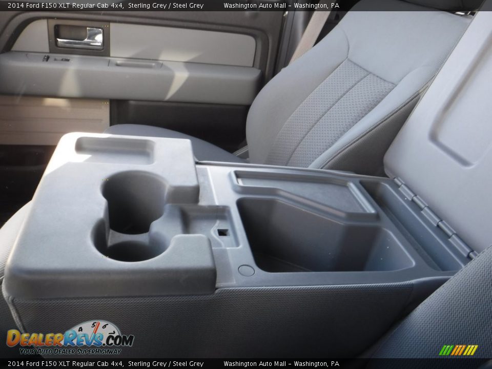2014 Ford F150 XLT Regular Cab 4x4 Sterling Grey / Steel Grey Photo #21