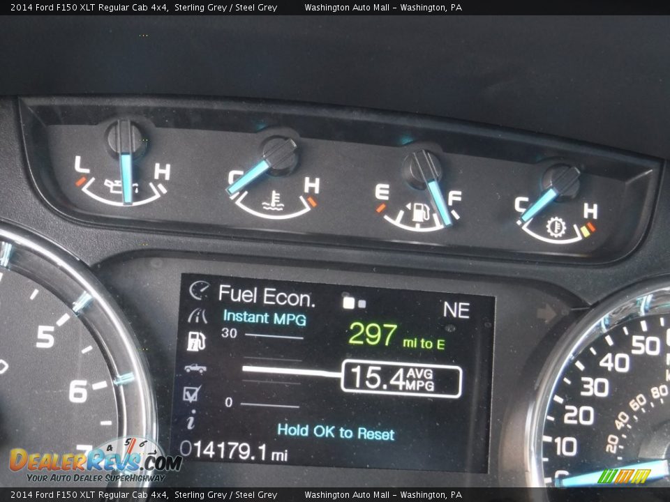 2014 Ford F150 XLT Regular Cab 4x4 Sterling Grey / Steel Grey Photo #25