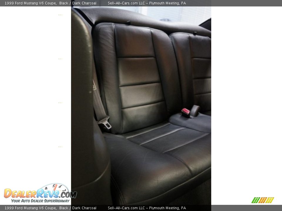 1999 Ford Mustang V6 Coupe Black / Dark Charcoal Photo #17