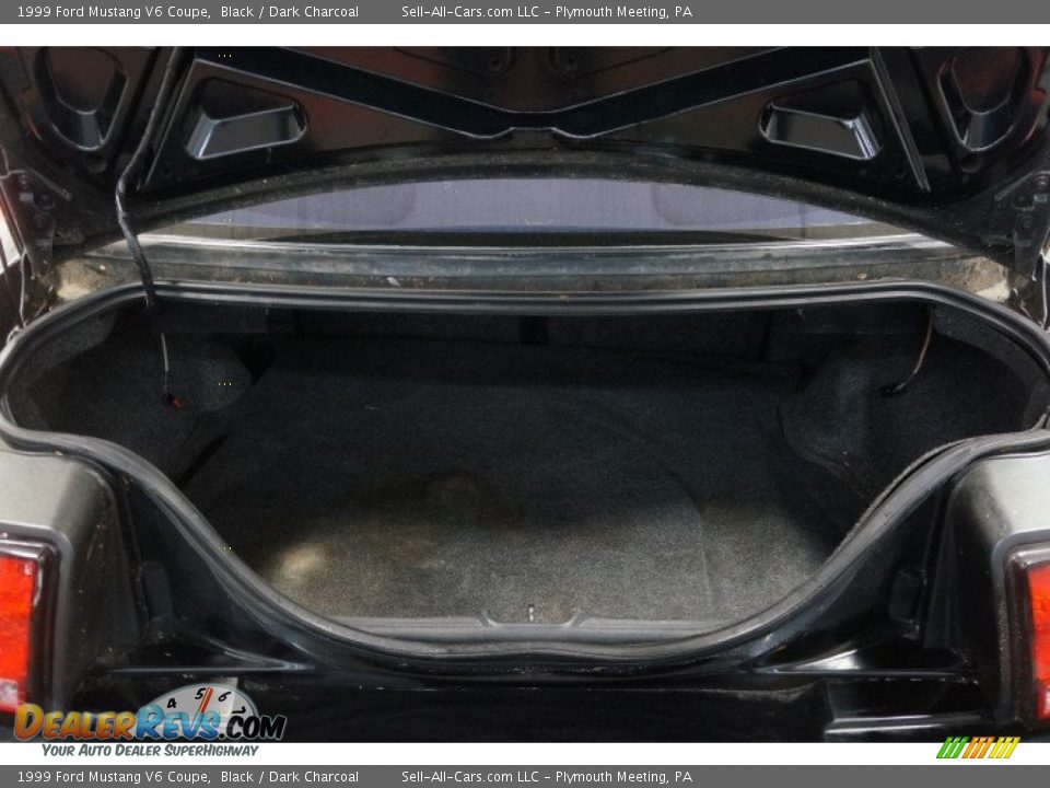 1999 Ford Mustang V6 Coupe Black / Dark Charcoal Photo #19