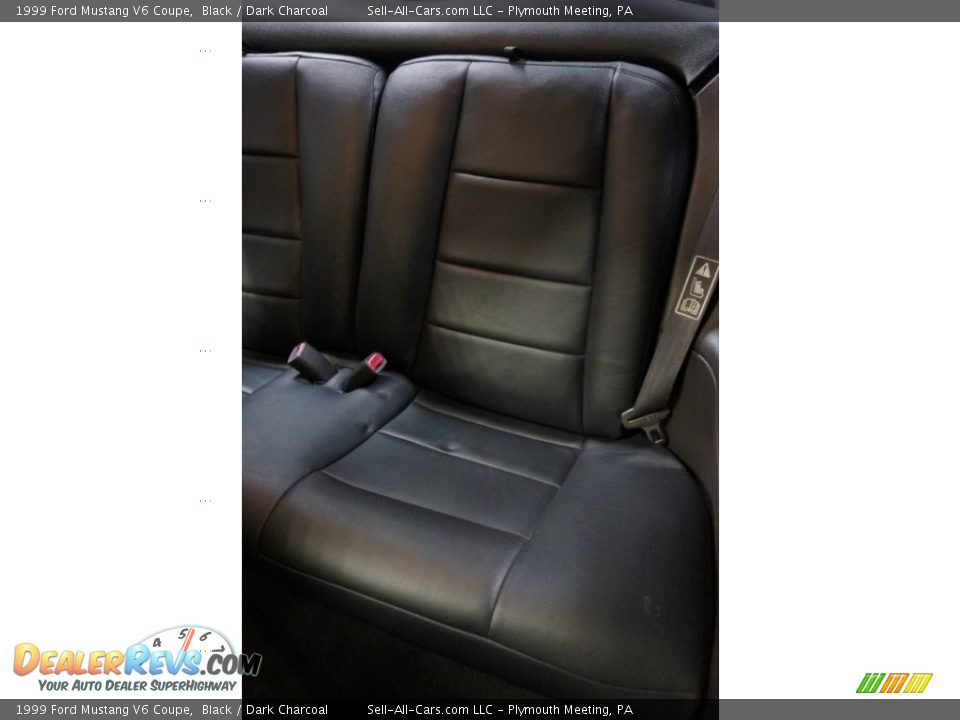 1999 Ford Mustang V6 Coupe Black / Dark Charcoal Photo #20