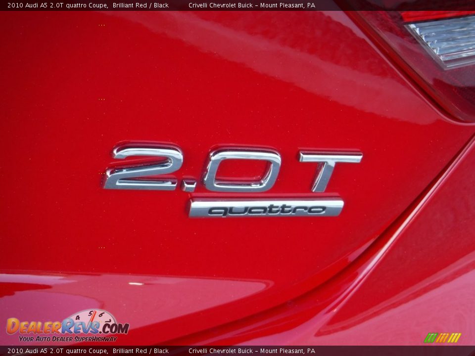 2010 Audi A5 2.0T quattro Coupe Brilliant Red / Black Photo #11