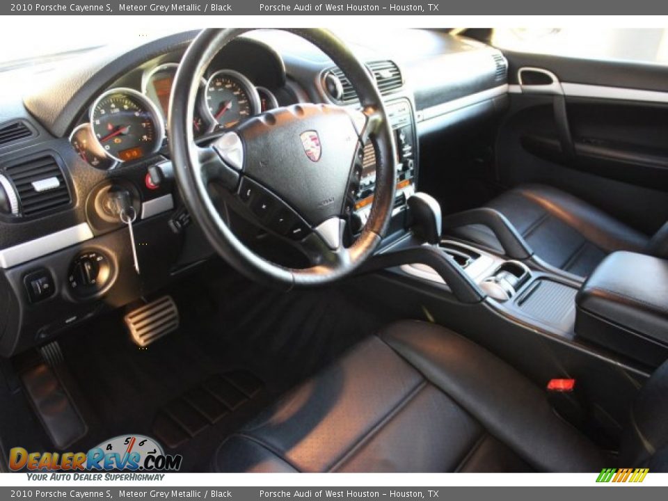 2010 Porsche Cayenne S Meteor Grey Metallic / Black Photo #17