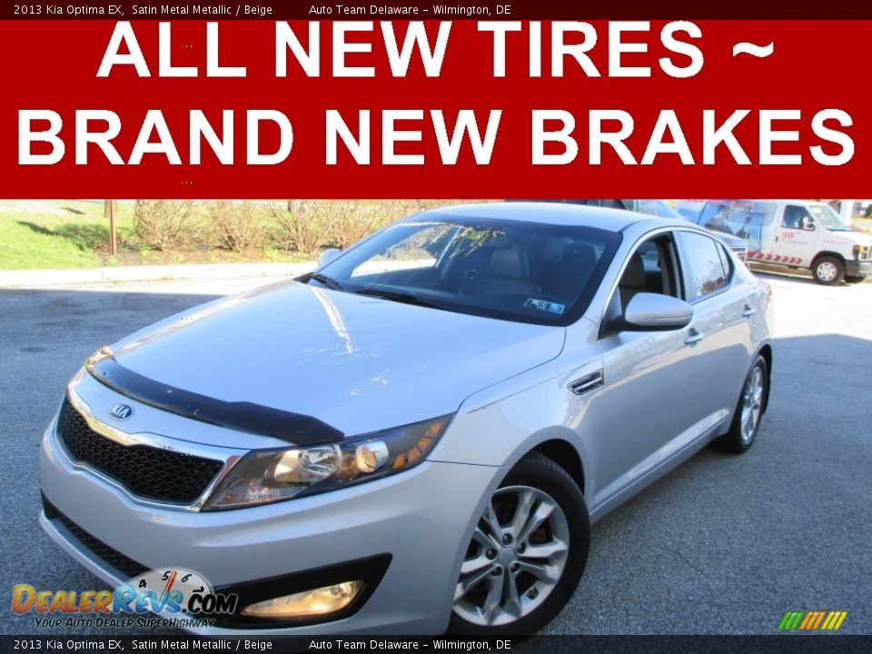 2013 Kia Optima EX Satin Metal Metallic / Beige Photo #1