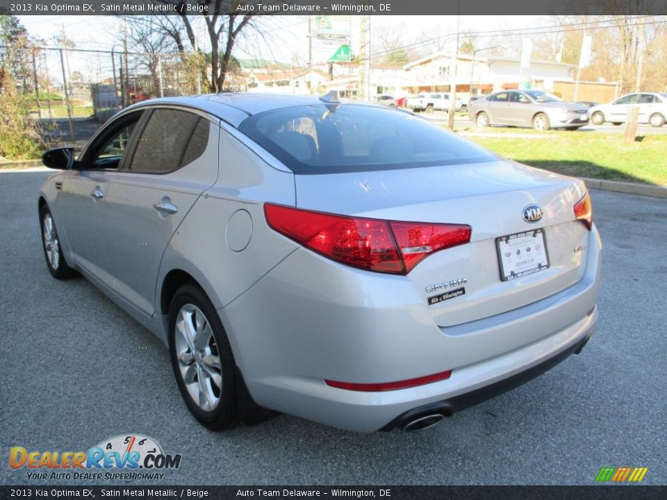 2013 Kia Optima EX Satin Metal Metallic / Beige Photo #4