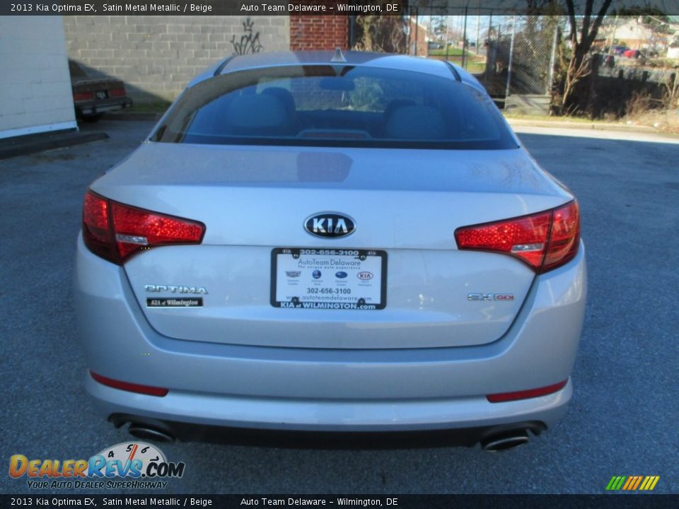 2013 Kia Optima EX Satin Metal Metallic / Beige Photo #5