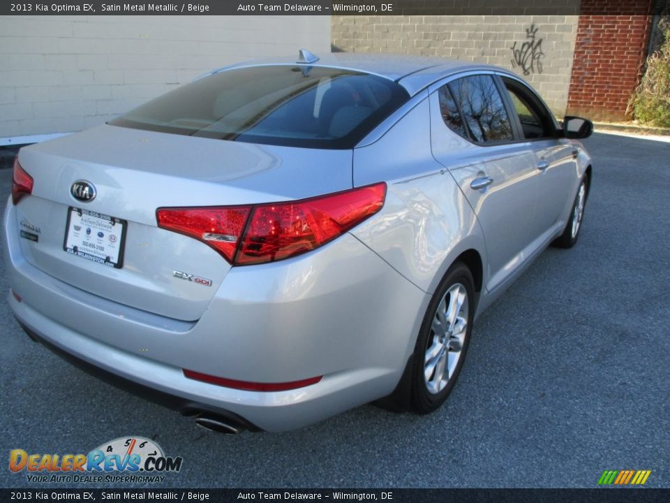 2013 Kia Optima EX Satin Metal Metallic / Beige Photo #6