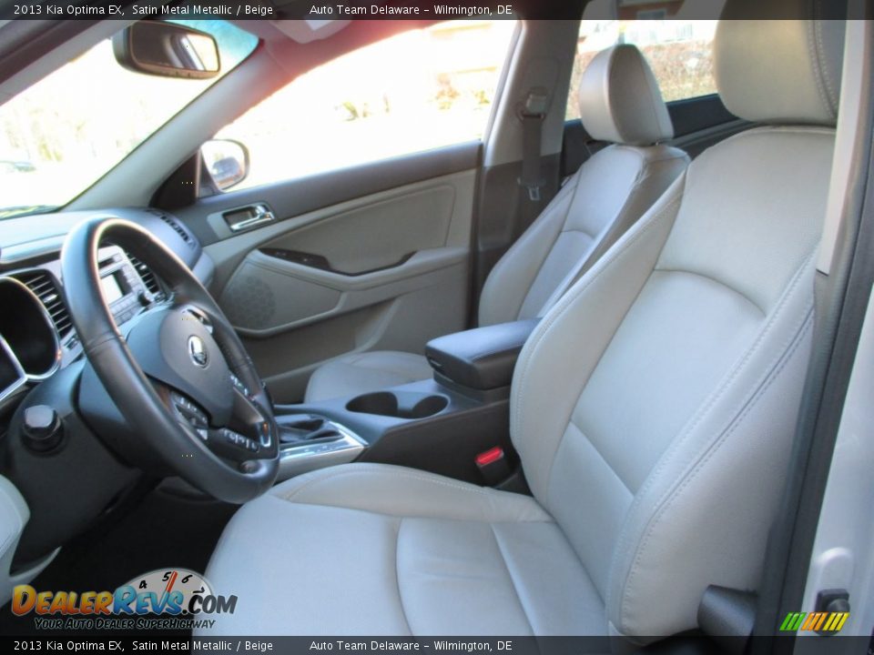 2013 Kia Optima EX Satin Metal Metallic / Beige Photo #9