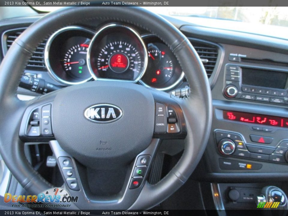 2013 Kia Optima EX Satin Metal Metallic / Beige Photo #11