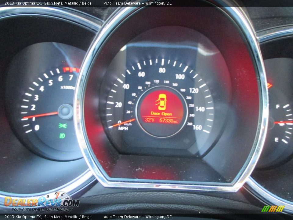 2013 Kia Optima EX Satin Metal Metallic / Beige Photo #12