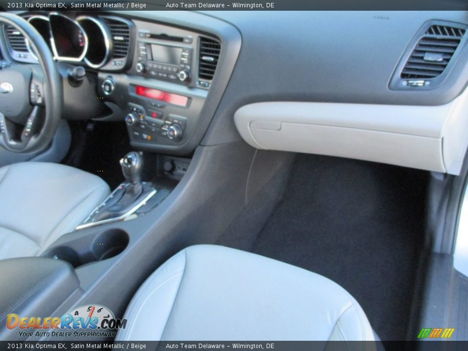 2013 Kia Optima EX Satin Metal Metallic / Beige Photo #13