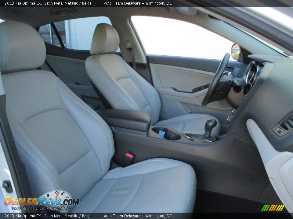 2013 Kia Optima EX Satin Metal Metallic / Beige Photo #14