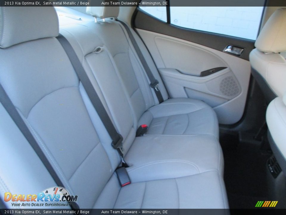 2013 Kia Optima EX Satin Metal Metallic / Beige Photo #15
